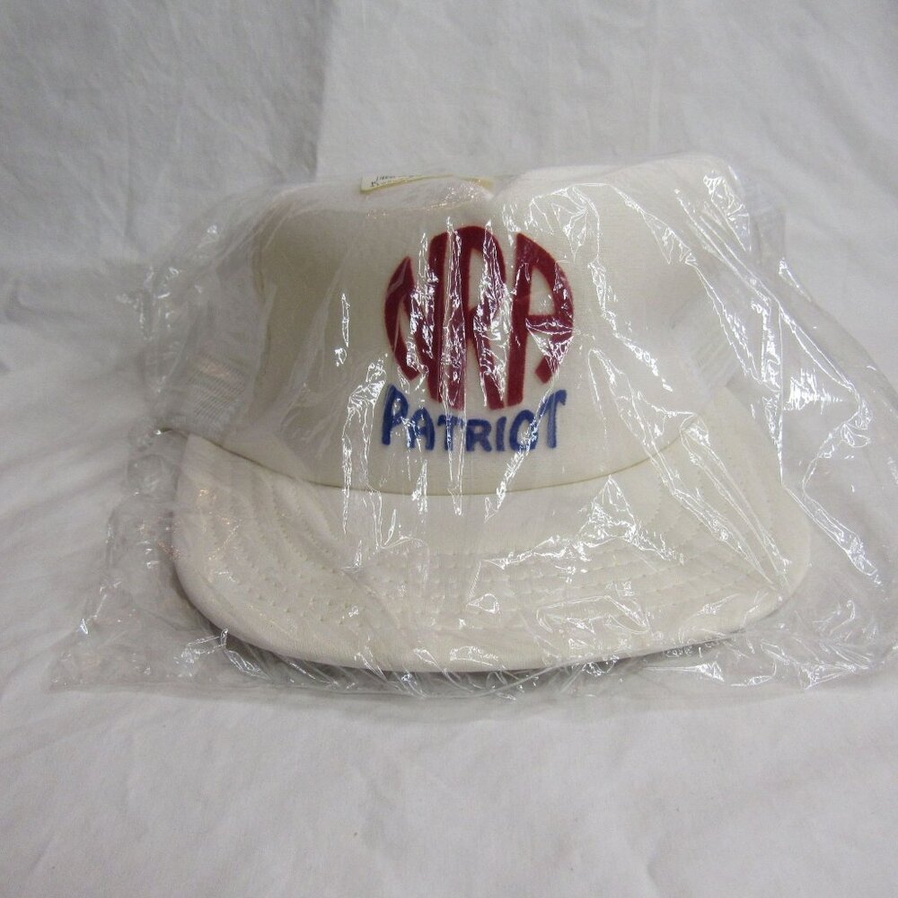 Vintage NRA Patriot Snapback Mesh Baseball Trucker Cap Red White Blue NEW